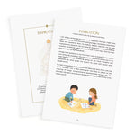 [en] Pages from the Human Design children's PDF showing how a child's energy centers work